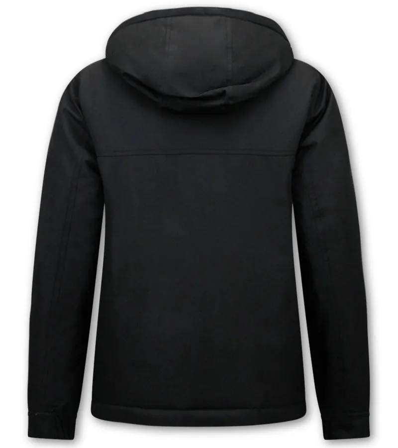 ANORAK CHAQUETONES MUJER  8692  NEGRO